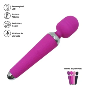 Vibrador Bastão Mágico USB