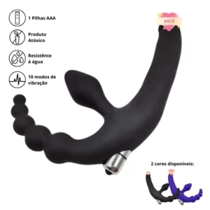 Vibrador Zeus Intense 3 em 1