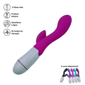 Vibrador feminino Habbit One ponto g estimulador clítores coelho com 30 velocidadess