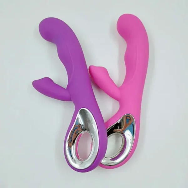 Vibrador Recarregável Estimulador de ponto g e clitóris em silicone com 10 modos de vibração - Image 3